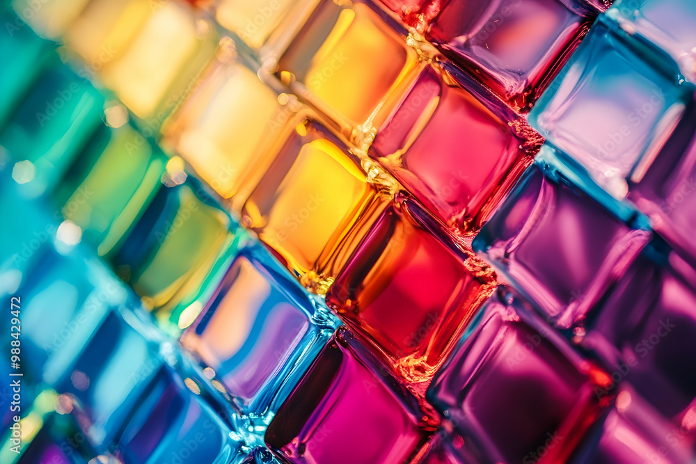Abstract Background with Vibrant Colors and Geometric Shapes Abstract Background with Vibrant Colors and Geometric Shapes