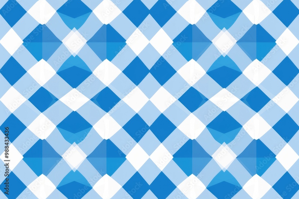 A blue and white checkered background with a diagonal pattern, suitable for use in graphic design or as a texture A blue and white checkered background with a diagonal pattern, suitable for use in graphic design or as a texture