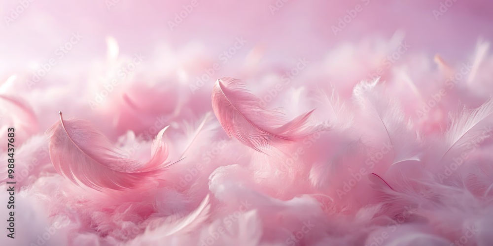 Gentle pink mist with soft, feathery textures, imbuing a mood of calm contemplation and peaceful reverie Gentle pink mist with soft, feathery textures, imbuing a mood of calm contemplation and peaceful reverie