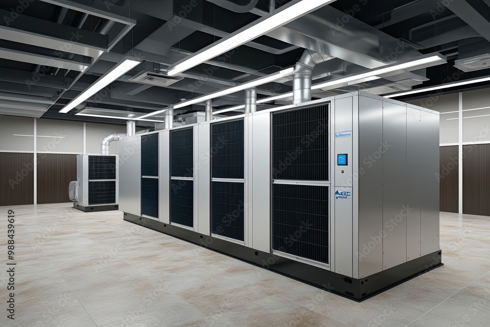 Artistic Visualization of Commercial Climate Control Systems in Architecture and Engineering Artistic Visualization of Commercial Climate Control Systems in Architecture and Engineering