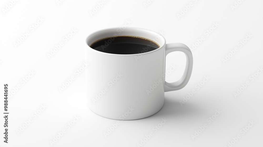 White coffee mug isolated on a solid white background. isolated on a solid white background. Illustrations
White coffee mug isolated on a solid white background. isolated on a solid white background. Illustrations