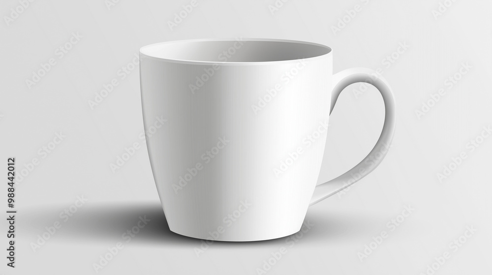 White coffee mug isolated on a solid white background. isolated on a solid white background. Illustrations
White coffee mug isolated on a solid white background. isolated on a solid white background. Illustrations