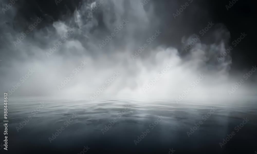A dark and eerie landscape with thick mist rising above still waters, creating a moody, mysterious, and atmospheric scene. A dark and eerie landscape with thick mist rising above still waters, creating a moody, mysterious, and atmospheric scene.