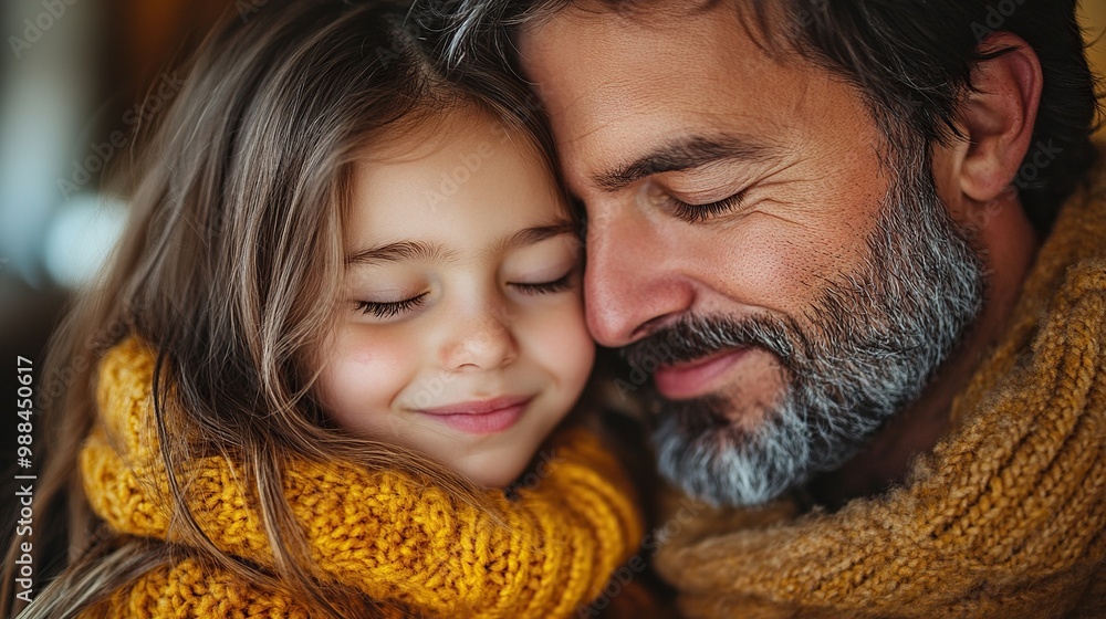 unrecognizable father blowing nose of small sick daughter indoors at home unrecognizable father blowing nose of small sick daughter indoors at home