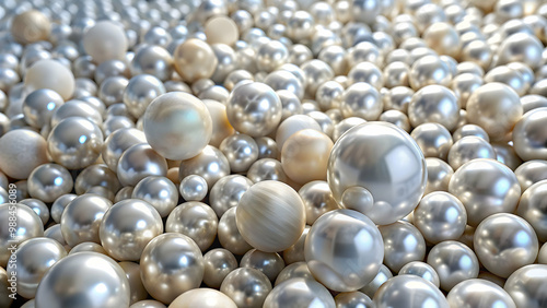 A pile of shiny marble balls pearls , shiny, marble, balls, pearls, colorful, stack, round, glossy, decoration, decor