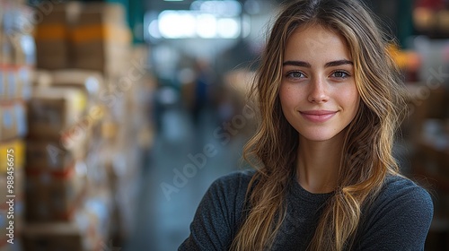 woman volunteer in community charity donation center food bank, coronavirus concept Free Download woman volunteer in community charity donation center food bank, coronavirus concept - GFXLoad