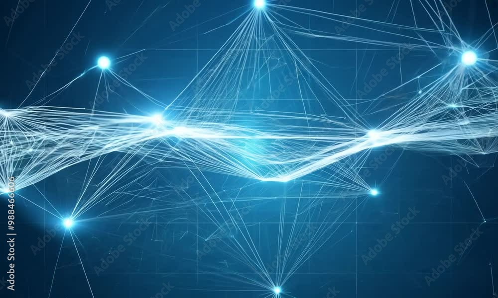 science and technology presentation. Plexus style background science and technology presentation. Plexus style background