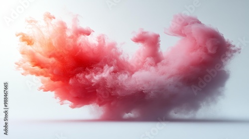 Colorful Cloud of Smoke Generative AI