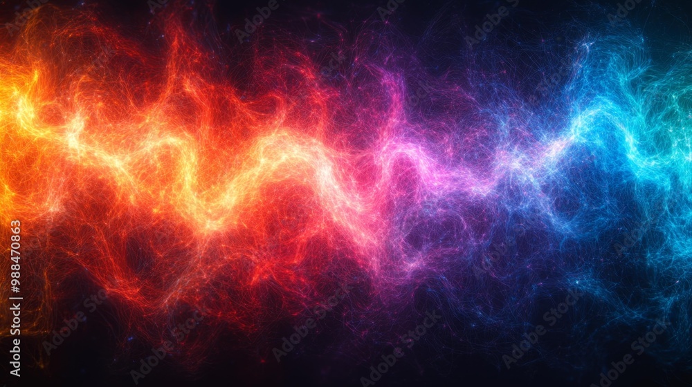 Vibrant Colorful Energy Wave Generative AI Vibrant Colorful Energy Wave Generative AI