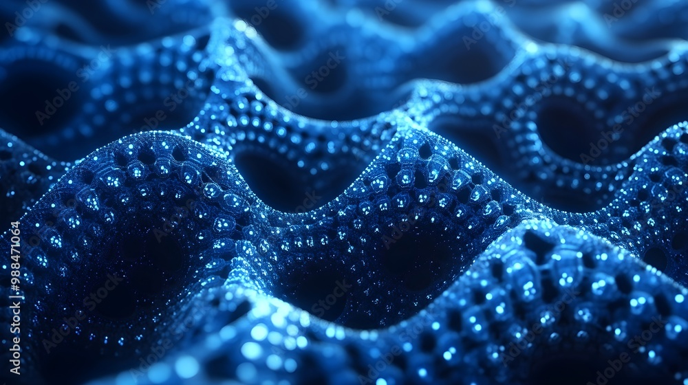 Abstract Blue Network Texture Background Abstract Blue Network Texture Background