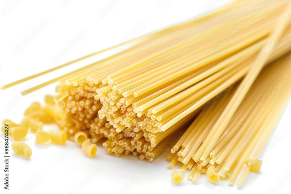 Fresh pasta on a clean background Fresh pasta on a clean background