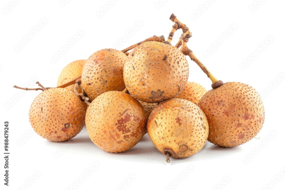 A pile of longan fruits stacked on top of each other, great for food and drink related concepts A pile of longan fruits stacked on top of each other, great for food and drink related concepts