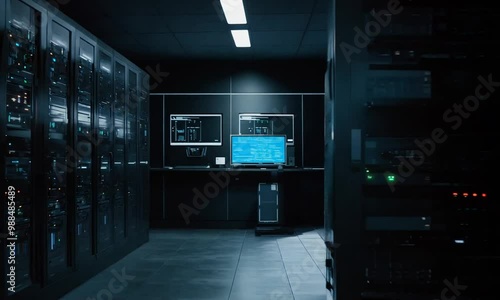 Blackout in a server room