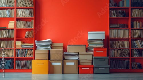 Red Wall Storage Room: Card...