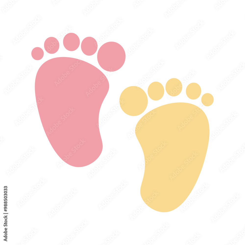 Baby Footprint Icon Baby Footprint Icon