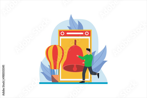 Travel Holiday Flat Design Illustration