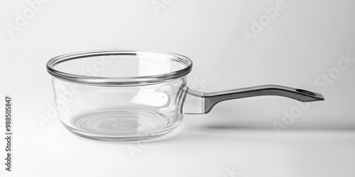 Translucent rectangular glass baking dish, ideal for baking and serving.