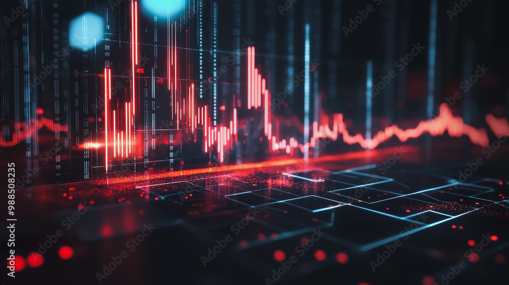 Abstract black background with Colorful charts and graphs with statistics to innovative analyze business potential and forecast future development of companies growth. Abstract black background with Colorful charts and graphs with statistics to innovative analyze business potential and forecast future development of companies growth.