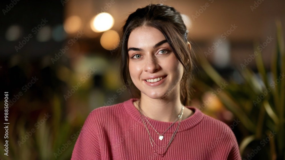 Those with lovely smiles pose flirtatiously for the camera Those with lovely smiles pose flirtatiously for the camera