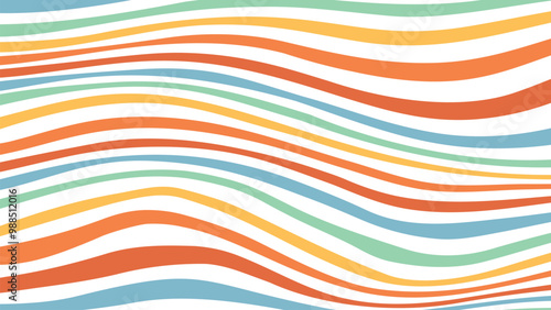 Retro vibes vintage background vector. Abstract wallpaper design for Groovy hippie, 60s, 70s , y2k. Vector pattern ready to use for prints, cloth, textile and banner ads background.  