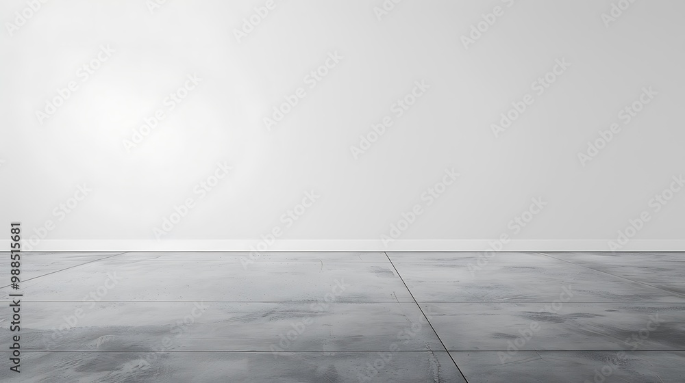 A blank office wall white empty wall with empty floor A blank office wall white empty wall with empty floor