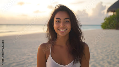 Street Fashion Portrait of Young Model