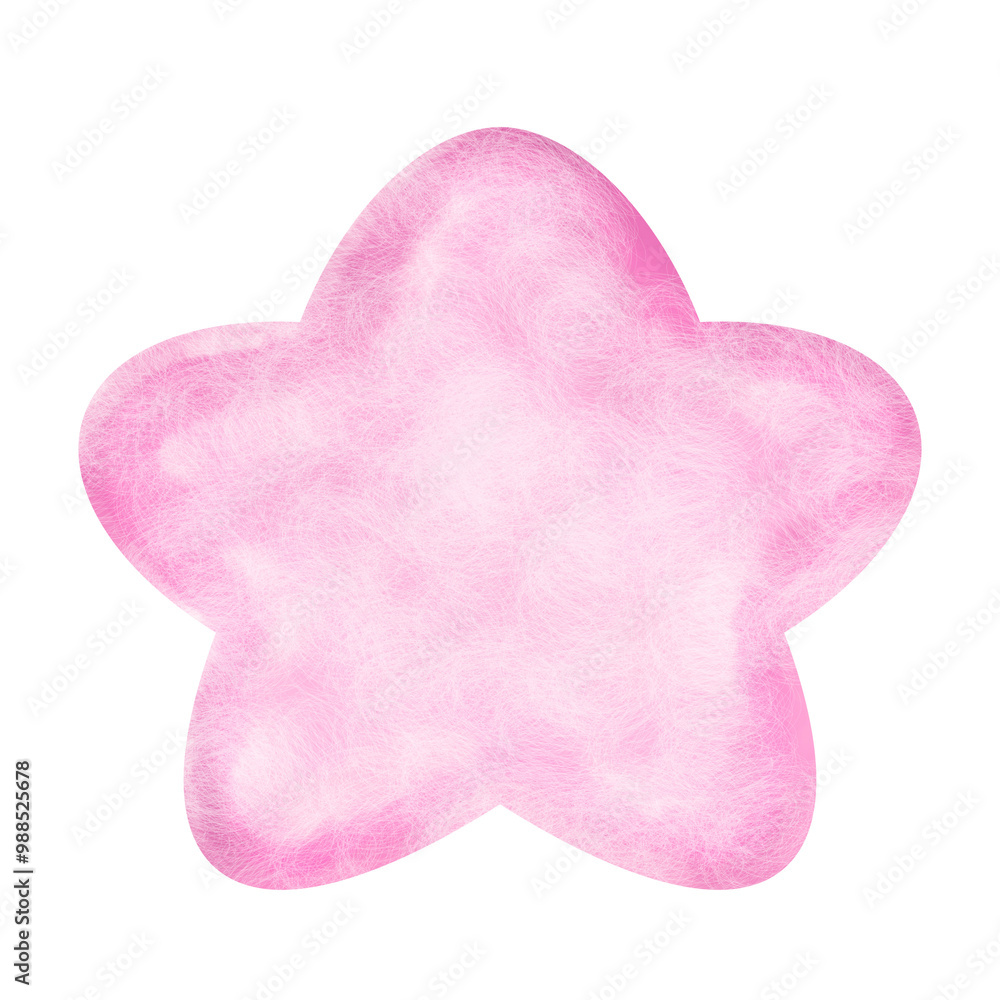 Fototapeta premium Star Pink Jelly Fluffy 2.4