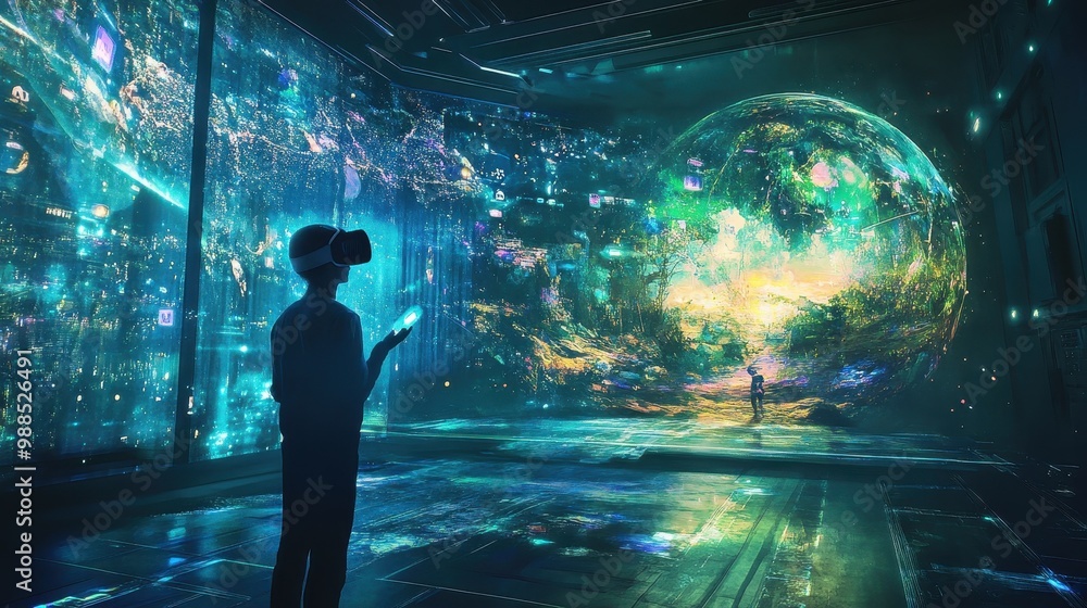 Immersive Virtual Reality Experience in a Luminous Dreamscape Immersive Virtual Reality Experience in a Luminous Dreamscape