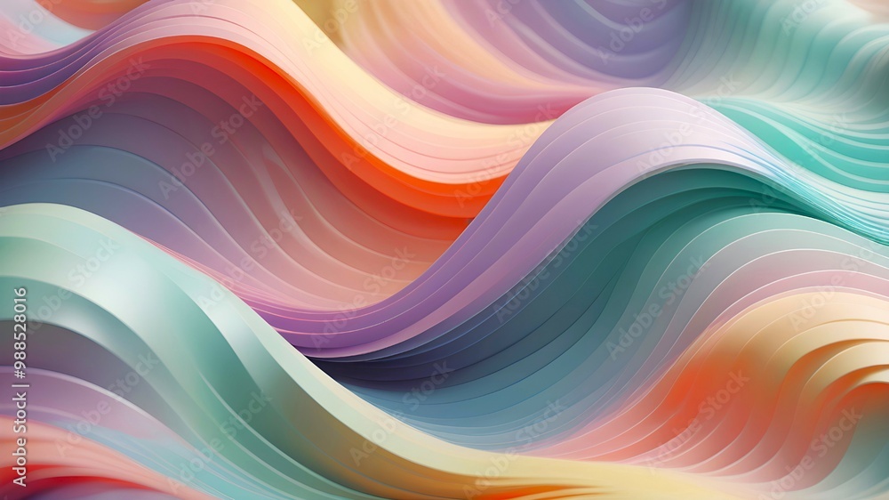 Abstract colorful wavy background Abstract colorful wavy background