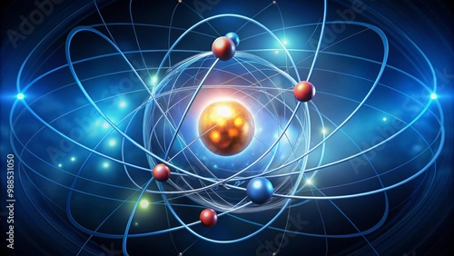 The tiny oxygen atom's 8 electrons whizz by the nucleus, hopping between energy levels, with the innermost shell