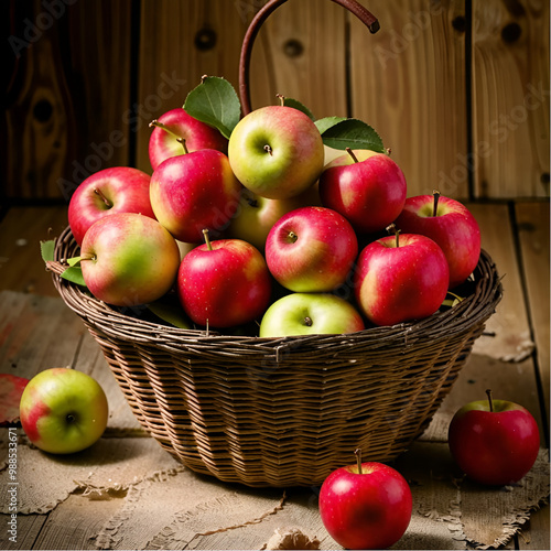 apples in a basket