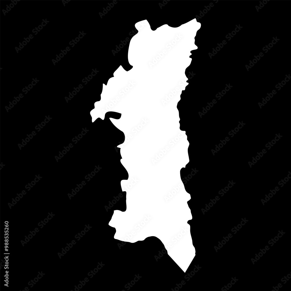 Jericho Governorate map, administrative division of Palestine. Vector illustration. Jericho Governorate map, administrative division of Palestine. Vector illustration.