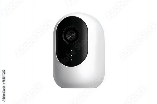 Minimalist White Smart Home Camera