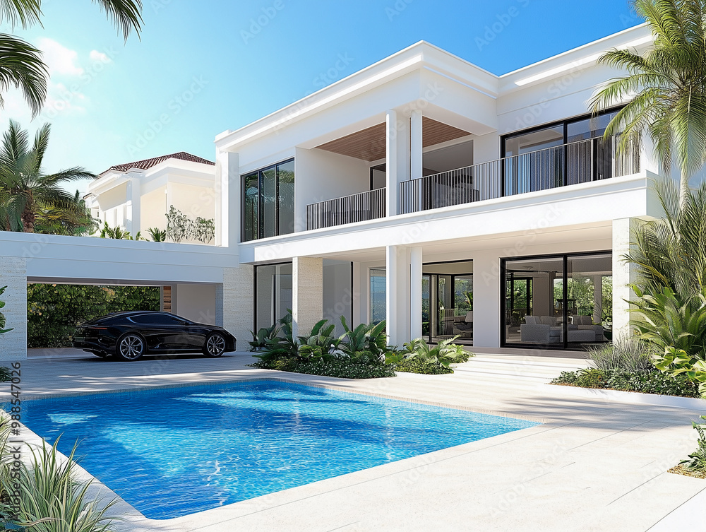 Fototapeta premium Contemporary house