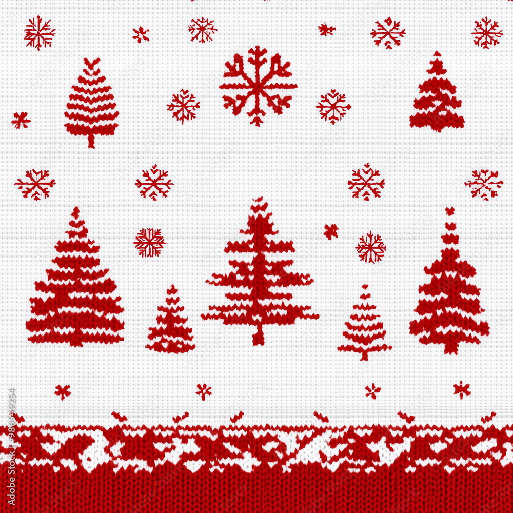 fabric of Christmas sweater pattern fabric of Christmas sweater pattern