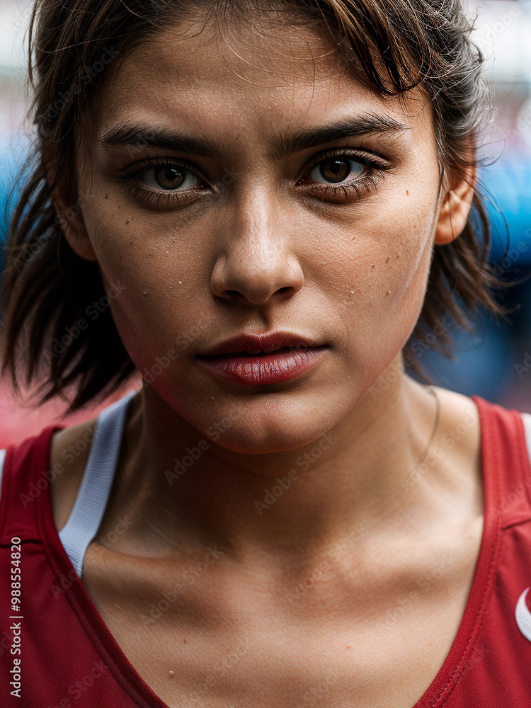 Fierce determination in athlete's eyes. Raw emotion and intensity. Ideal for sports motivation and endurance themes Fierce determination in athlete's eyes. Raw emotion and intensity. Ideal for sports motivation and endurance themes