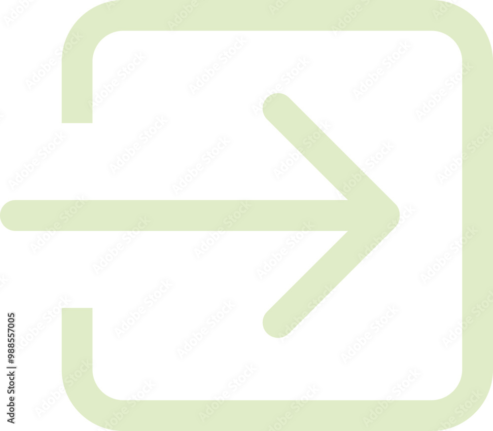 Arrow Right Outline icon logo design Arrow Right Outline icon logo design