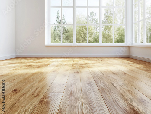 Empty room of a modern flat