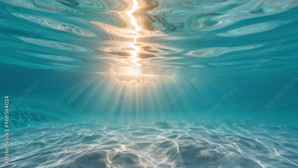 underwater scene with a transparent aqua textured background, resembling the surface of a calm ocean or a serene swimming pool underwater scene with a transparent aqua textured background, resembling the surface of a calm ocean or a serene swimming pool