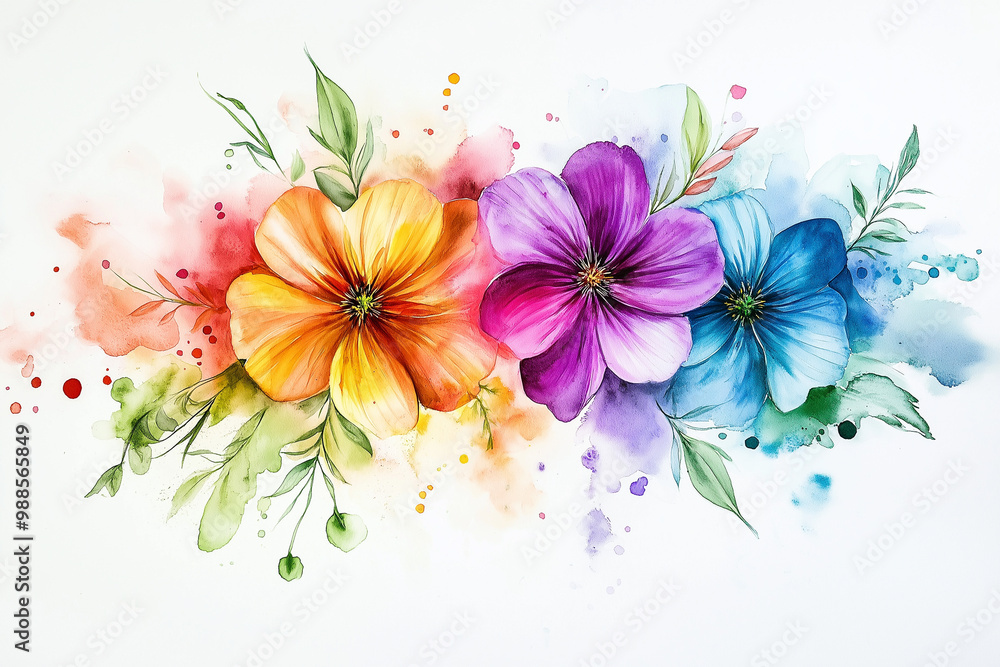 Beautiful flower image arrangement elements Beautiful flower image arrangement elements