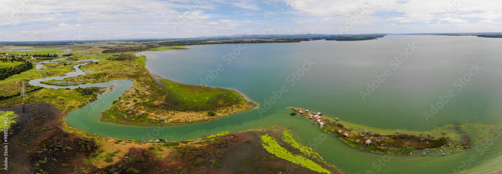 Juparanã lake in Linhares, Brazil. Juparanã lake in Linhares, Brazil.