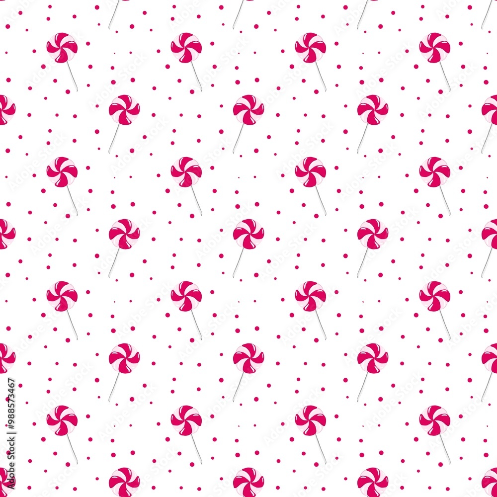 pink background with confetti and pink candies pink background with confetti and pink candies