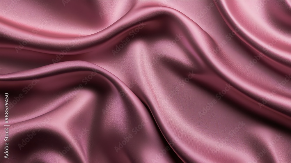 Obraz premium A smooth, pink fabric.