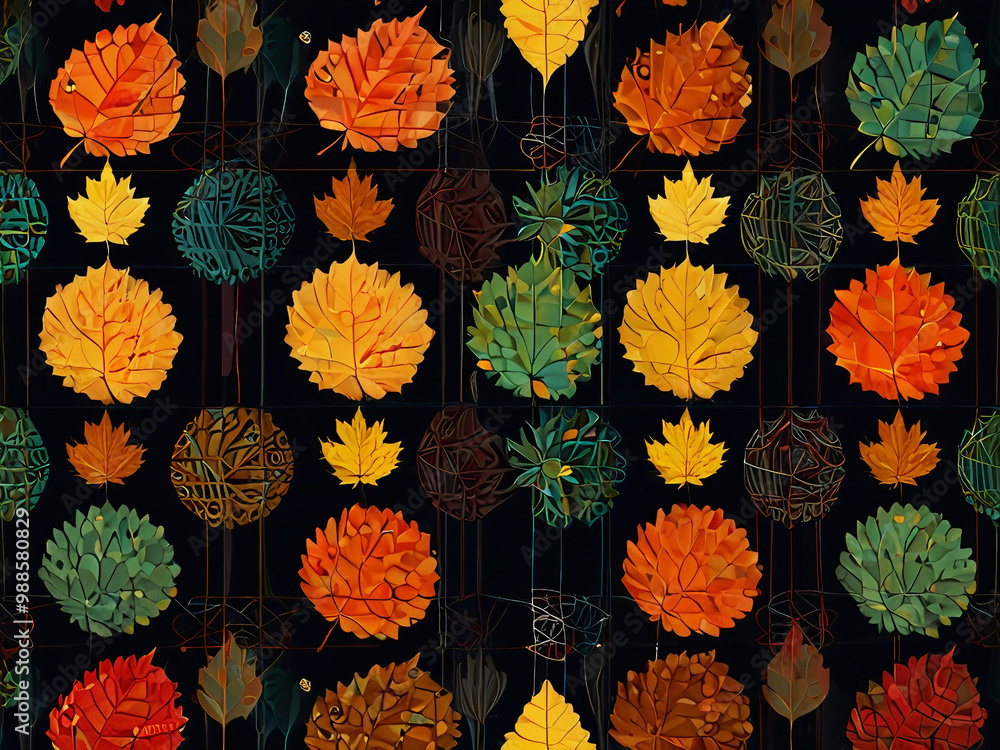 Autumnal Leaves background Autumnal Leaves background