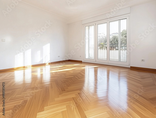 Wallpaper Mural Interior of spacious dining room Torontodigital.ca
