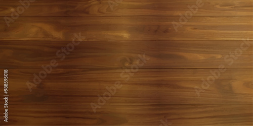 A close up of high gloss lacquered wood paneling with a deep rich brown color the reflective surf.deep  brow wood planks with natural texture, wooden retro background, light wooden background, table 
