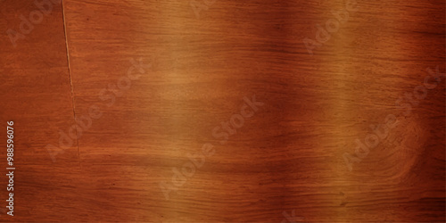 A close up of high gloss lacquered wood paneling with a deep rich brown color the reflective surf.deep  brow wood planks with natural texture, wooden retro background, light wooden background, table 
