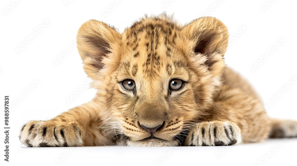 An isolated animal image on a pure white background. The animal has distinct features and a unique charm. Its pose and expression capture attention. The white background makes the animal stand out cle An isolated animal image on a pure white background. The animal has distinct features and a unique charm. Its pose and expression capture attention. The white background makes the animal stand out cle
