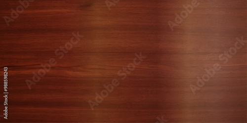 A close up of high gloss lacquered wood paneling with a deep rich brown color the reflective surf.deep  brow wood planks with natural texture, wooden retro background, light wooden background, table 
