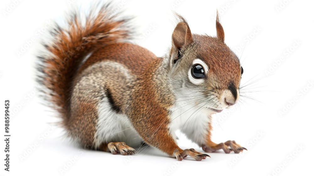 An isolated animal image on a pure white background. The animal has distinct features and a unique charm. Its pose and expression capture attention. The white background makes the animal stand out cle An isolated animal image on a pure white background. The animal has distinct features and a unique charm. Its pose and expression capture attention. The white background makes the animal stand out cle